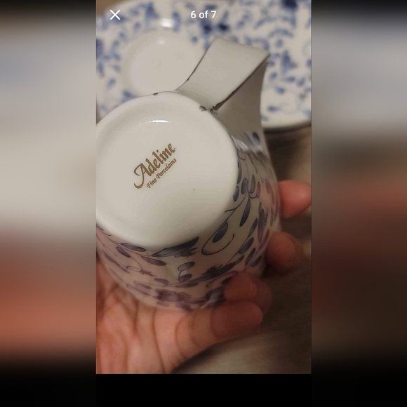 EUC wave coffee/ tea cup with saucer - Picture 6 of 7